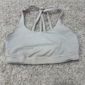 lululemon athletica Light Gray Sports Bra